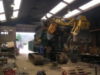 Réparation de machines forestières