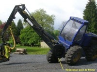 Réparation de machines forestières